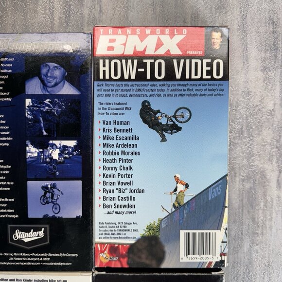 7 BMX VHS Flatland Animal Made In Taiwan Standard Covert Operation Subversion - Picture 8 of 13